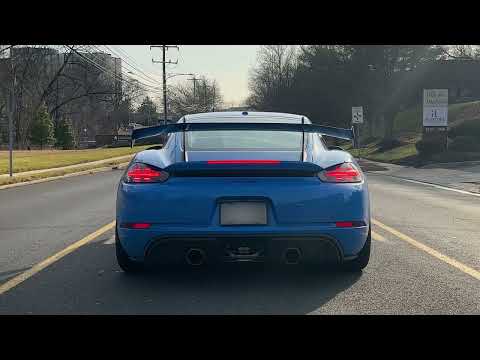 SOUL | Porsche 718 GT4 RS Launch w/ Competition Over Axle Pipes