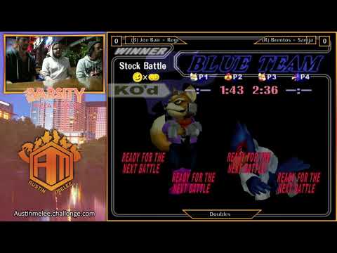 Tipperoni 150 Doubles LR2 - JoeBair + Regi (Falco, Fox) vs Brentos + Samja (Sheik, Fox)