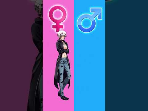 【One Piece】characters Gender swap #luffy #onepiece #zoro