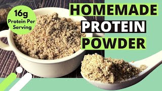 Homemade Protein Powder | 100% Natural Plant Based | How to Make Healthy Protein Powder at Home
