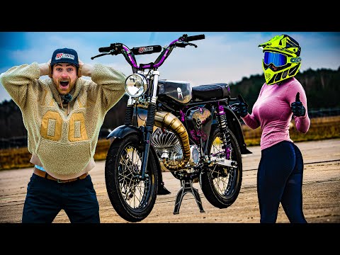 My girlfriend is allowed to drive | 24hp 90ccm reed valve | PZ-Tuning Simson