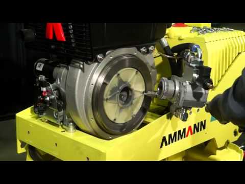 Ammann Vibratory Plate Service Video - APH 6530 e-Start Centrifugal clutch attachment