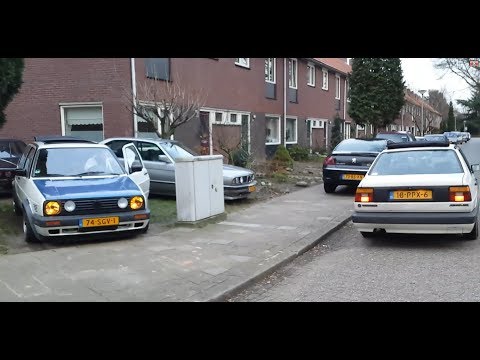VW Jetta Mk2 VR6 ft VW Golf Mk2 VR6 soundcheck.. Stock exhaust vs Only rear silencer