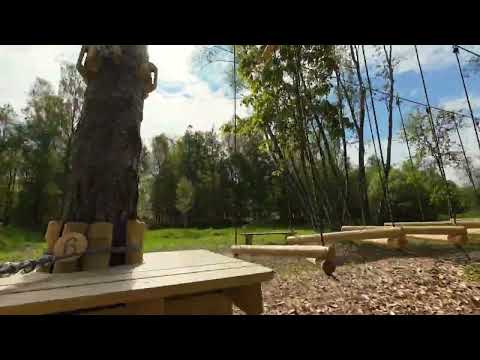 Aktīvās atpūtas zona bērniem un jauniešiem Mergupes dabas takā Mālpilī