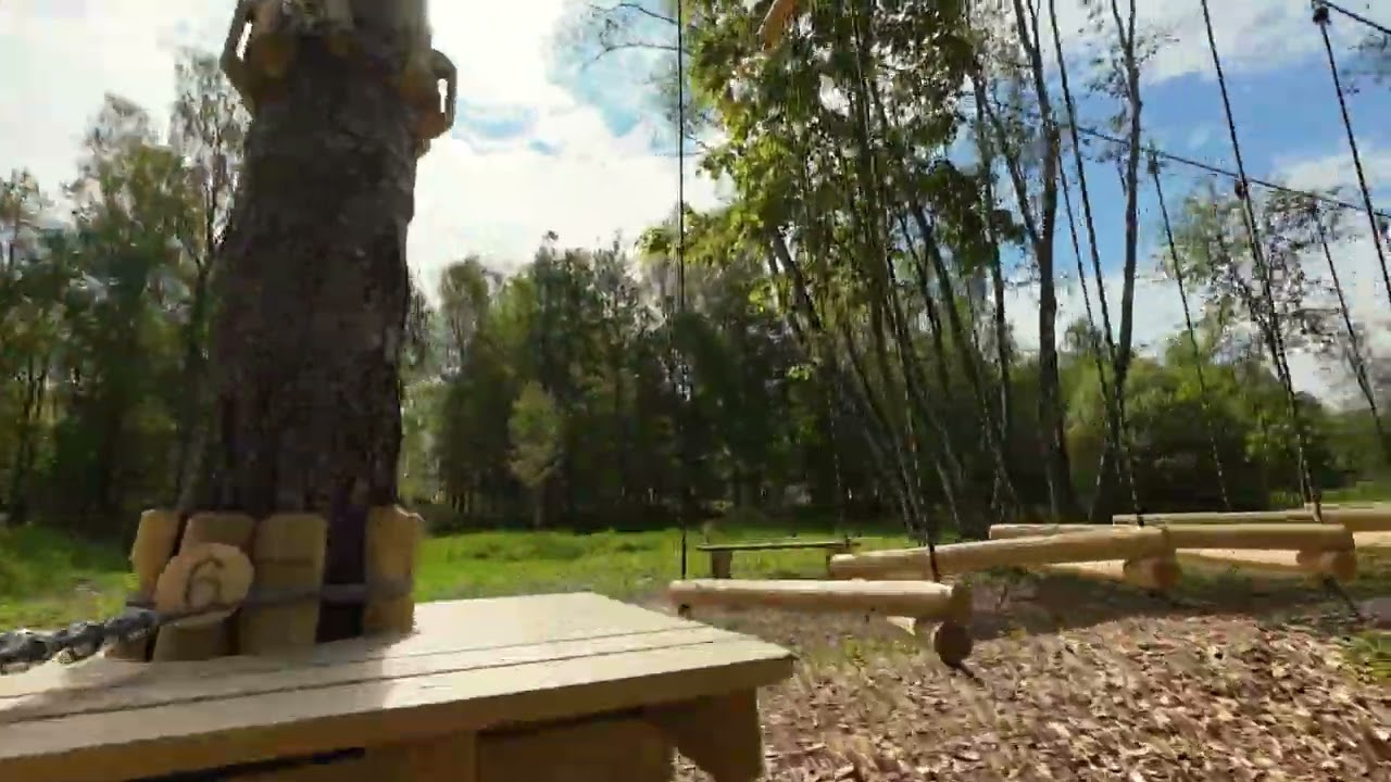 Aktīvās atpūtas zona bērniem un jauniešiem Mergupes dabas takā Mālpilī