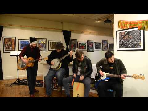 No Oil Paintings live in Good Vibrations Record Shop