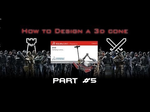 How to design a Cone in Solidworks || Revolved Boss || SOLIDWORKS 2020 TUTORIAL || Flame Labib11