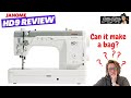 Janome HD9 REVIEW Can It Make A Bag