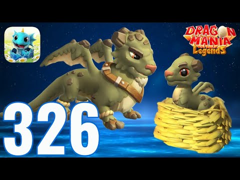 Dragon Mania Legends - Gameplay Walkthrough Part 326 - MOUNTAIN DRAGON Hatching (iOS, Android).