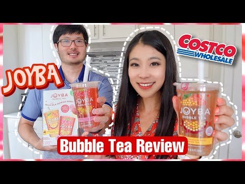 Costco JOYBA Bubble Tea with Delicious Popping Boba|Costco Asian Food Review