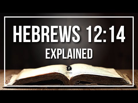 HEBREWS 12:14 Explained | HEBREWS 12:14 Meaning According to the Bible [KJV]