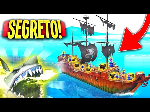 TROVIAMO LA BARCA SEGRETA E LO SQUALO D' ORO DI FORTNITE!!