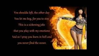 :: Nicki Minaj - Fire Burns (Lyric Video) ::