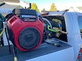 Walk Through Of Truck Mounted Honda GX 690 8gpm Pressure Washer And Softwash Rig Homemade Skid