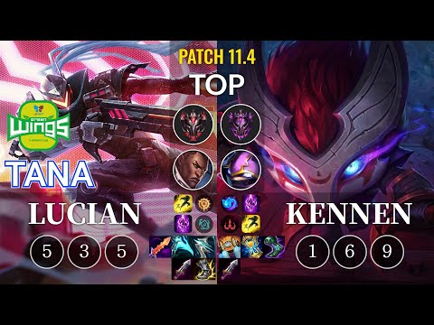 JAG TaNa Lucian vs Kennen Top - KR Patch 11.4