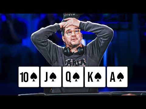 royal flush every hand (but the pots keep getting bigger)