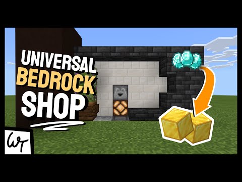 CUSTOMIZABLE Redstone Shop for BEDROCK Edition - N:M Ratio - Minecraft 1.11-1.20