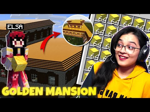 Insane Transformation: Turning Mansion Gold in Minecraft