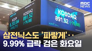 삼전닉스도 '파랗게'‥9.99% 급락 검은 화요일 (2026.06.24/뉴스25/MBC)