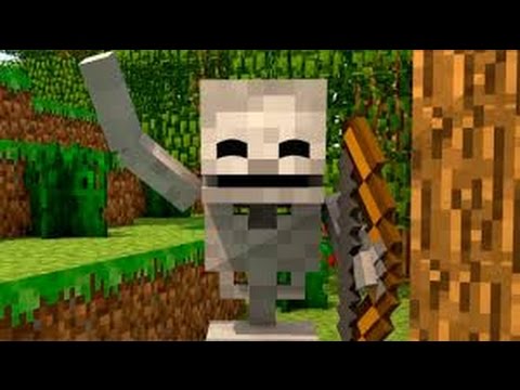 Minecraft animação A vingança do esqueleto