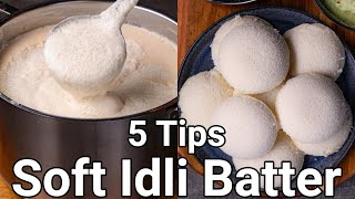 How to Make Soft Idli with 5 Basic Tips  Spongy Id