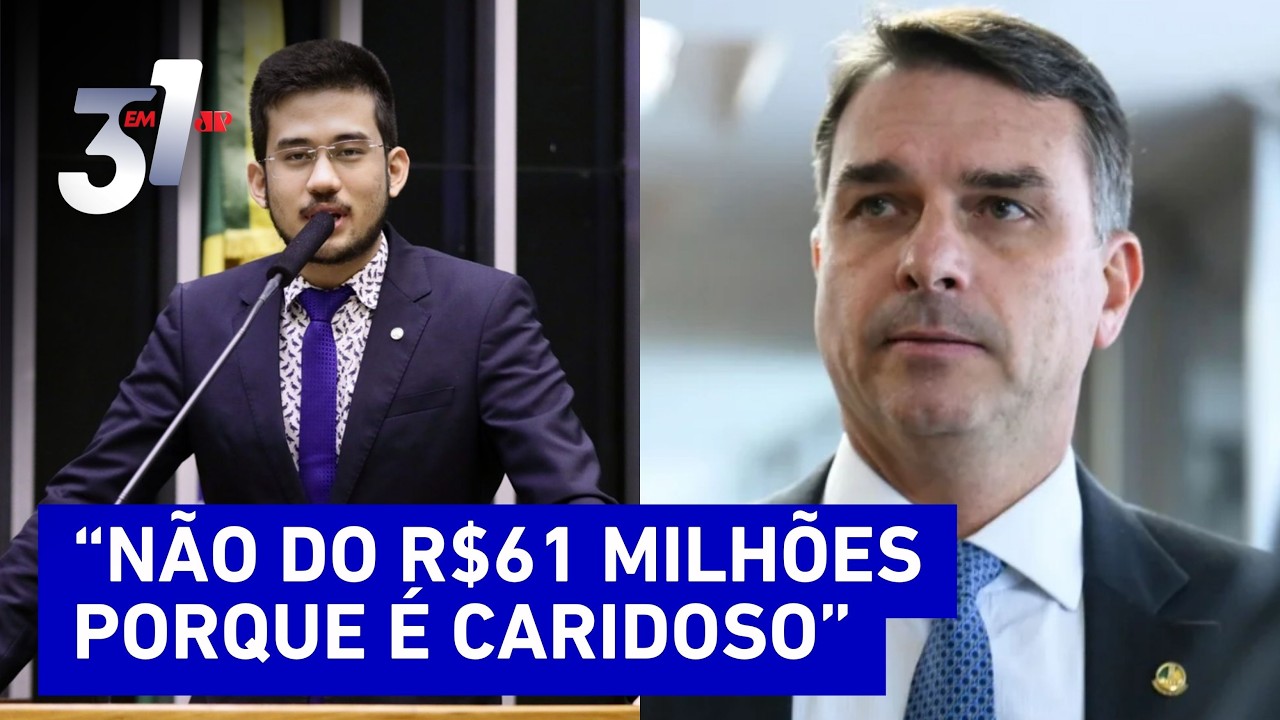 Missão pede cassação de Flávio Bolsonaro; “Todos sabem dos bastidores’, diz Kataguiri