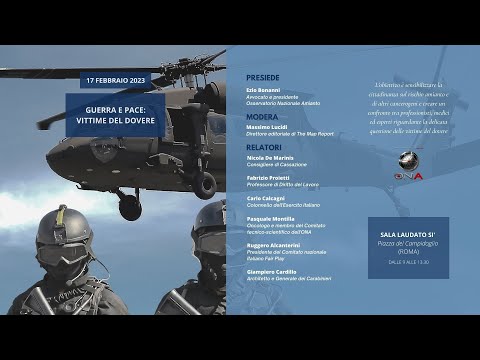 Convegno "Guerra e Pace: vittime del dovere" (17.02.2023)
