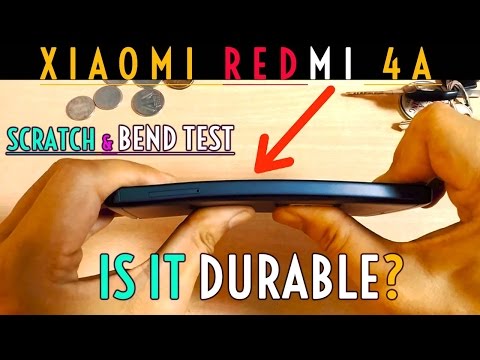 Xiaomi Redmi 4A Durability Test [BEND & SCRATCH Tested!!]  How Durable is it? Video