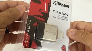 Kingston MobileLite G4 USB 3.0 (FCR-MLG4) - відео 1