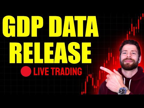 ????LIVE DAY TRADING THE OPEN! GDP DATA & JOBLESS CLAIMS ARE OUT!