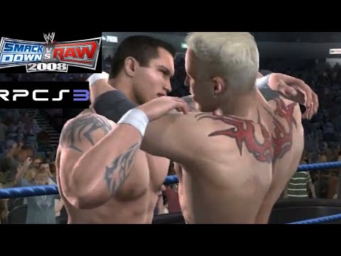 WWE Smackdown Vs Raw 2008 - Randy Orton Vs Mr Kennedy PS3 Gameplay HD