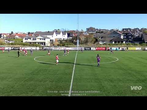 Sørmarkå   Ganddal 2 6-1 - 22.04.22