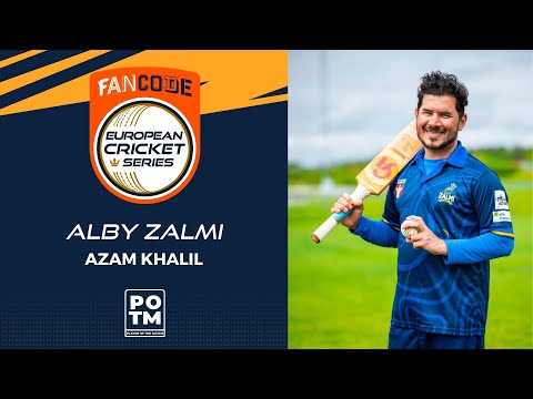 POTM: A.Khalil - ALZ vs UME | Highlights | FanCode ECS Stockholm, Sweden Day 11 | ECS22.235