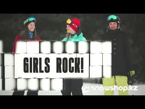 Girls rock! (On snowboard)
