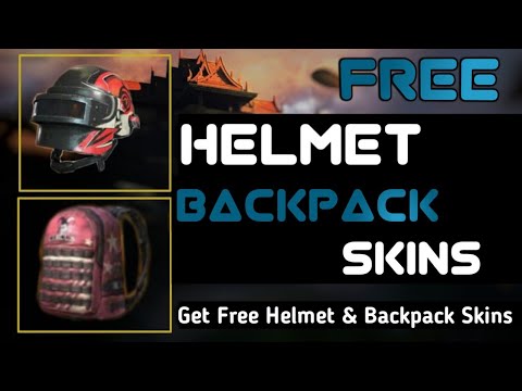 How to get Backpack & Helmet skins in Pubg Mobile | Free Helmet Skin Pubg | Free Backpack Skins Pubg Video