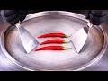 Chili Ice Cream Rolls ASMR