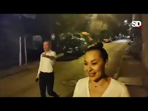 Eksluzivni paparaco - Neviđena scena, Ceca juri za novinarima na proslavi rođenja unuka