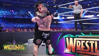 Brock Lesnar brutalizes Roman Reigns in a shocking