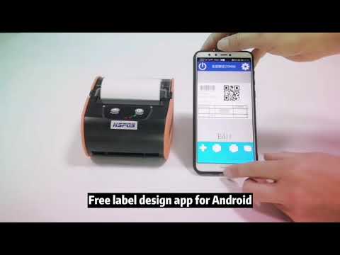 HS PL83 Bluetooth mobile Label Printer