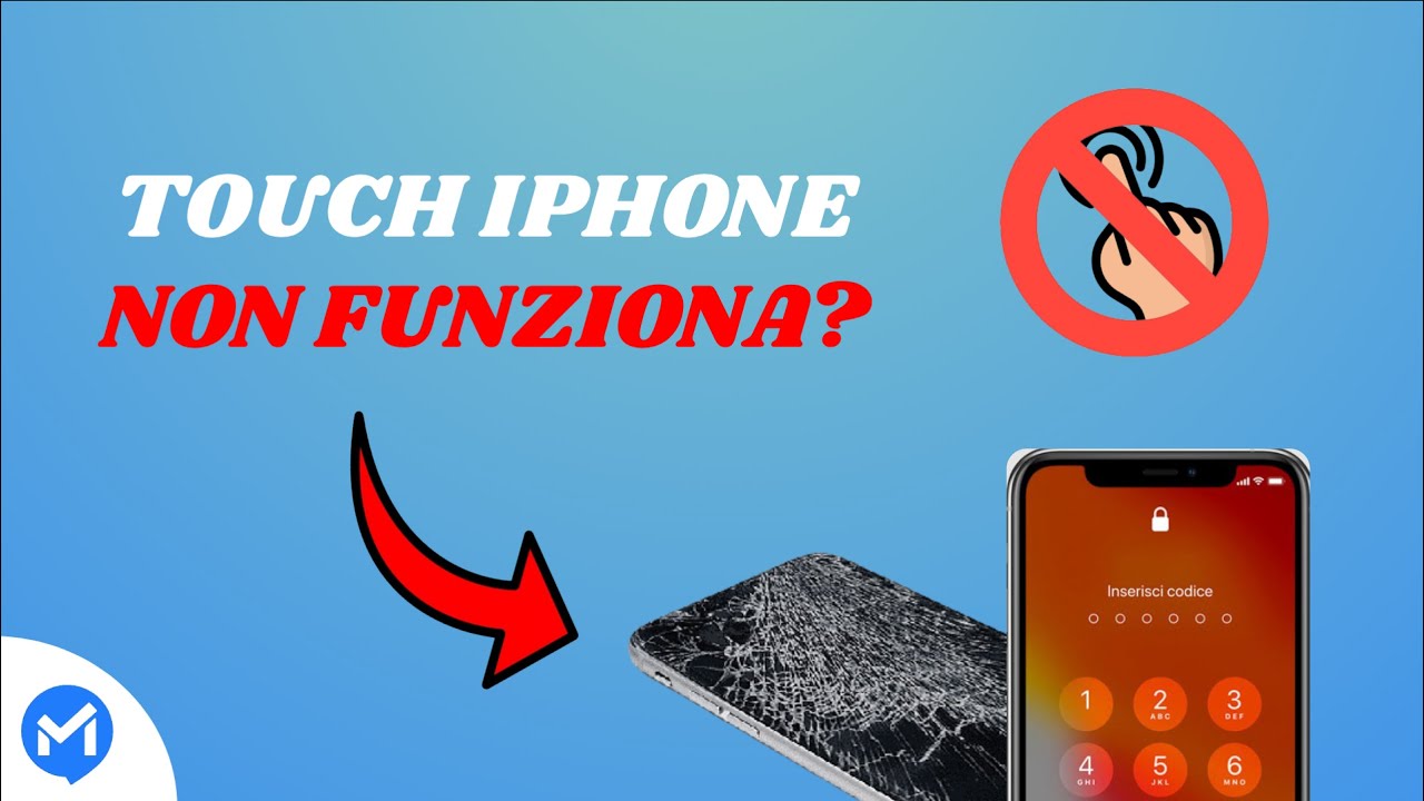 touch iphone non funziona