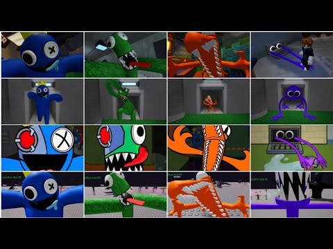 Rainbow Friend 1 Vs ( Ending Roleplay ) Vs Alphabet Lore Vs Concept RF | Roblox Games