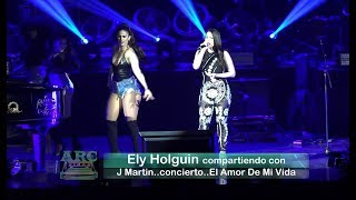 Ely Holguin 4K Compartiendo con J Martin concierto El Amor de Mi Vida