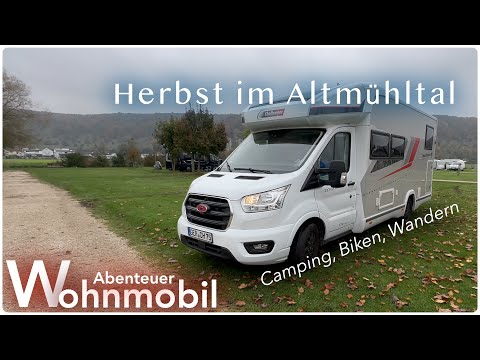 Abenteuer Wohnmobil: Goldener Herbst im Altmühltal. Camping, Wandern, Biken