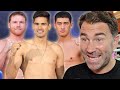 EDDIE HEARN SAYS CANELO WANTS ZURDO TO BEAT BIVOL; GIVES CANELO INJURY UPDATE & RETURNS IN MAY