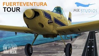 Prepar3D v4 | Fuerteventura Tour! | Alabeo PA36 Pawnee Brave 375