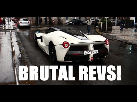 2017 LaFerrari Aperta SOUND, REVS & ACCELERATION, walkaround in Budapest (Josh Cartu)