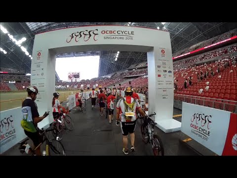 OCBC cycle 2015 Singapore - 42 Km Sportive ride End