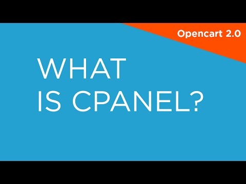 What is cPanel? - OpenCart 2.0 - 2.X Video Tutorials for Beginners 001