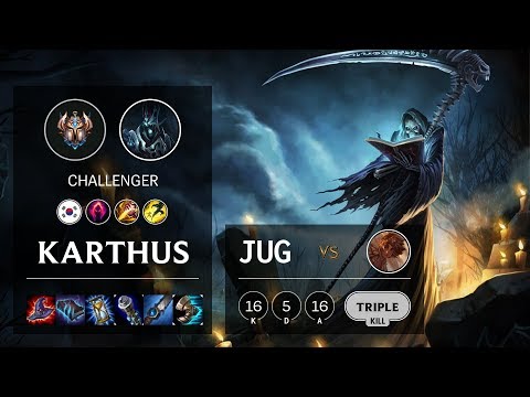 Karthus Jungle vs Taliyah - KR Challenger Patch 10.5