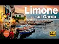 Limone sul Garda, Lake Garda - Italy Sunset Walk (4K UHD)